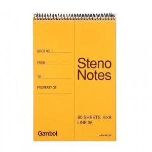 KOKUYO Gambo Steno Notes 速記簿 6