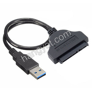 USB 3.0 to 2.5" inch SATA 22 Pin HDD SSD Hard Drive Disk Power Adapter Cable_1