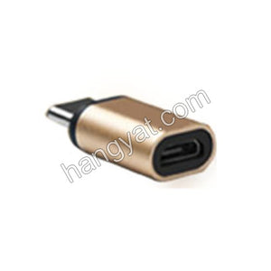 USB 3.1 Type-C(公) 轉 Micro USB(母) 鋁合金轉接頭_1