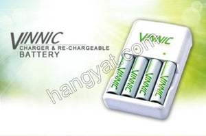 "Vinnic" 充電機  (連4粒AA  2700mAh 電芯)_1