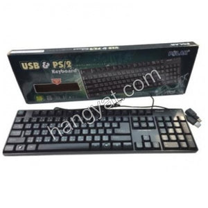 "Polar" Wired USB + PS/2 Keyboard 黑色 PKB-104_1