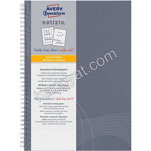 "Avery"  A4 鐵圈4孔單行簿 (Nr.7012) 30cm x 22cm (80頁)_1