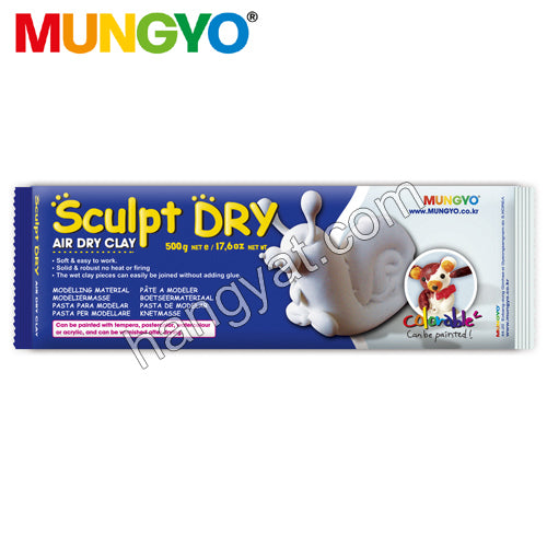 韓國 MUNGYO 免燒陶土 Sculpt Dry - 白色 500g_1