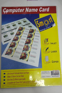 "Smart" A4 Name Card 咭片紙 30張(300個)_1