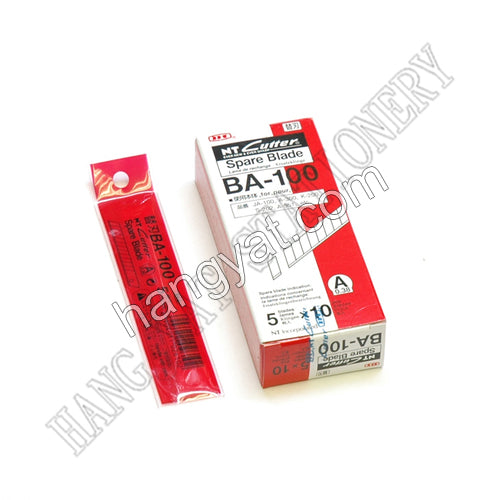 NT BA-100 小型界刀片『紙盒50片裝』_1