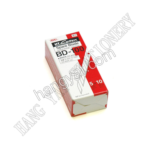 NT BD-100 小型尖角界刀片『紙盒50片裝』_1