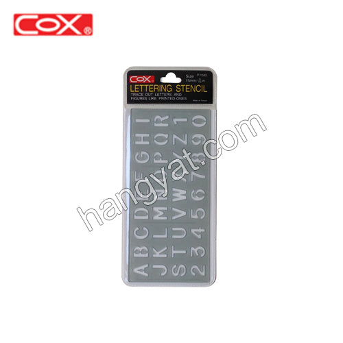 COX® P/1585 字母數字尺 - 15mm_1