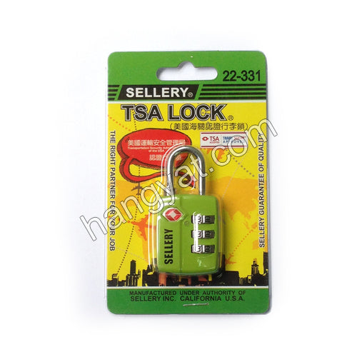 Sellery 22-331 TSA 美國海關認證行李鎖_1