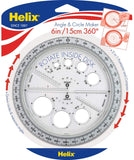 "Helix" #36002 360°多用途全圓量角器_2