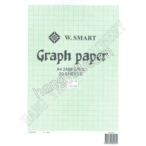 W. Smart A4 Graph Paper - 2mm Grid_1