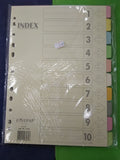 "Finepap" A4 5/10色 Index Divider (1包50張)_1