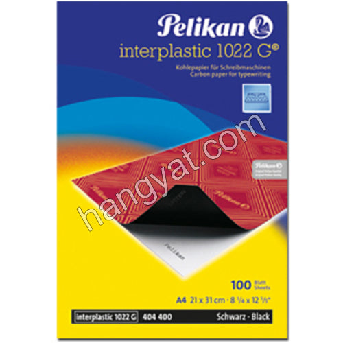 Pelikan Interplastic 1022 G® 打字機過底紙(炭紙) - 黑色_1