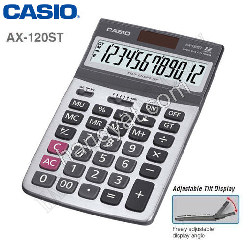 Casio AX-120ST 桌上型計算機 (12位)_1