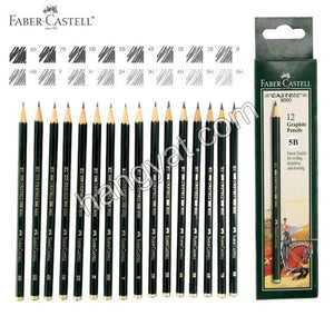 "Faber-Castell" H 綠色杆素描鉛筆 #9000(12枝)_1