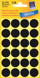 Avery Zweckform 詩藝寶 3003 圓形貼紙 - Ø 18 mm, 黑色, 96個_2