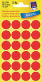 Avery Zweckform 詩藝寶 3004 圓形貼紙 - Ø 18 mm, 紅色, 96個_2
