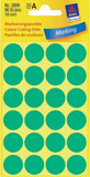 Avery Zweckform 詩藝寶 3006 圓形貼紙 - Ø 18 mm, 綠色, 96個_2