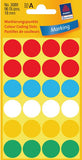 Avery Zweckform 詩藝寶 3089 圓形貼紙 - Ø 18 mm, 雜色(紅藍白黃綠), 96個_2