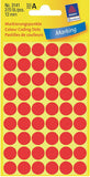 Avery Zweckform 詩藝寶 3141 圓點標貼 - Ø 12 mm, 紅色, 270粒_2