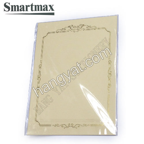 Smartmax A4 燙金証書紙(圖案A) - 160g 10頁_1