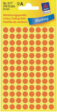 Avery Zweckform 詩藝寶 3177 圓點標貼 - Ø 8 mm, 螢光紅, 416粒_2