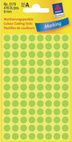 Avery Zweckform 詩藝寶 3178 圓點標貼 - Ø 8 mm, 螢光綠, 416粒_2
