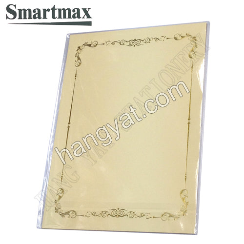 Smartmax A4 燙金証書紙(圖案D) - 160g 10頁_1
