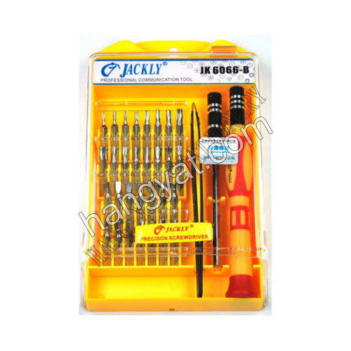 JACKLY JK6066-B 32pcs Electronic mobilephone Screwdriver Tool Set_1