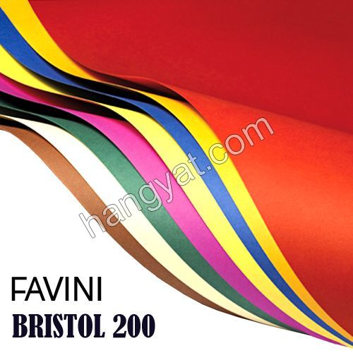 FAVINI Bristol 200 顏色咭紙 - 200gsm, 50x70 cm, 25張/包_1