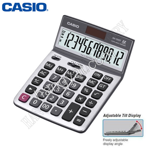 Casio DX-120ST 桌上型計算機 (12位，仰角)_1
