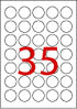 Smart Label 多用途電腦標籤 #2586 - A4 白色, 100張_107
