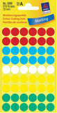 Avery Zweckform 詩藝寶 3088 圓點標貼 - Ø 12 mm, 雜色(紅藍白黃綠)_2