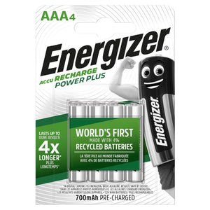 Energizer 勁量 AAA 環保充電池 700mAh (4粒裝)_1
