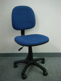 辦公室中背油壓轉椅CG-888A 藍/灰/黑彷皮_2
