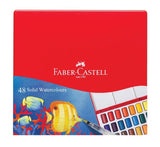 Faber-Castell Solid Watercolours 48色固體水彩顏料組合盒_2