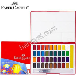 Faber-Castell Solid Watercolours 36色固體水彩顏料組合盒_1