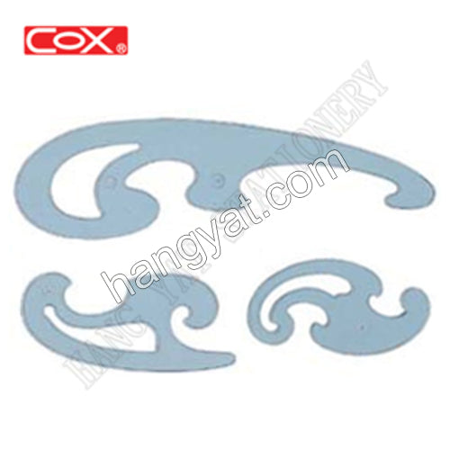 COX® C56 優質繪圖雲尺套裝(3件套)_1