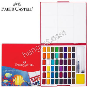 Faber-Castell Solid Watercolours 48色固體水彩顏料組合盒_1