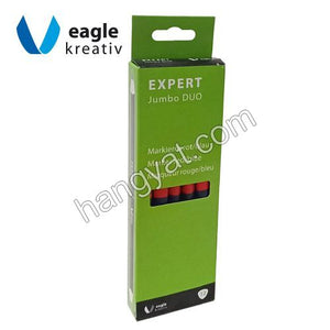 Eagle Kreativ EXPERT Jumbo Duo Work Marker (red/blue)_1