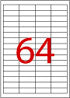 Smart Label 多用途電腦標籤 #2586 - A4 白色, 100張_84