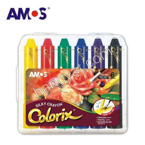 韓國 AMOS 唇膏型絲質旋轉蠟筆 - 6色_1