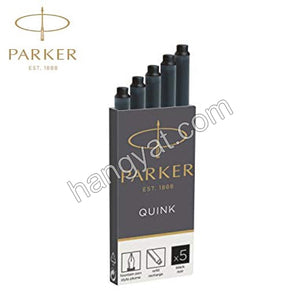 Parker Quink 鋼筆墨膽, 長芯 - 黑色5支裝/盒_1