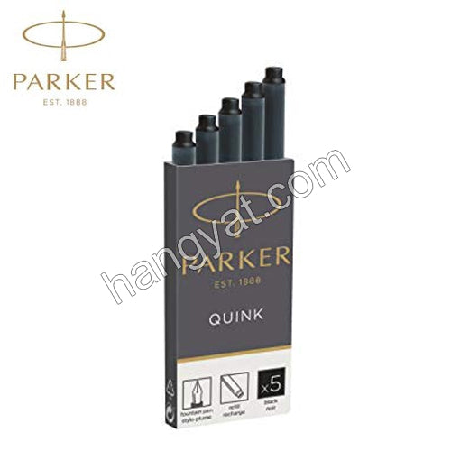 Parker Quink 鋼筆墨膽, 長芯 - 黑色5支裝/盒_1