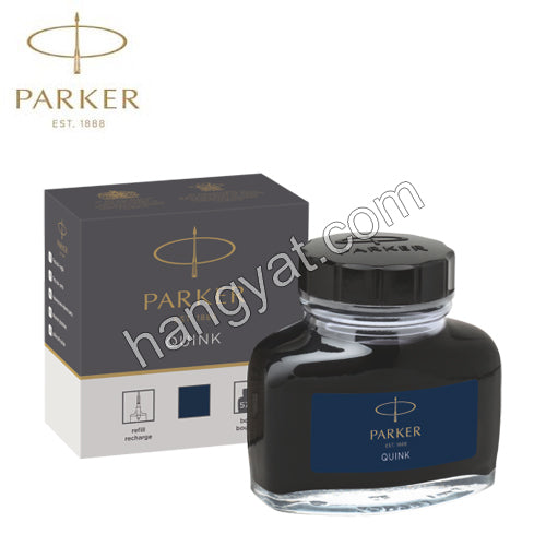 Parker Quink 瓶裝墨水 - 藍黑色_1