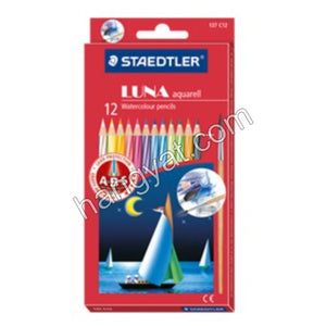 STAEDTLER 施德樓帆船水溶性彩色鉛筆 - 12色套裝_1