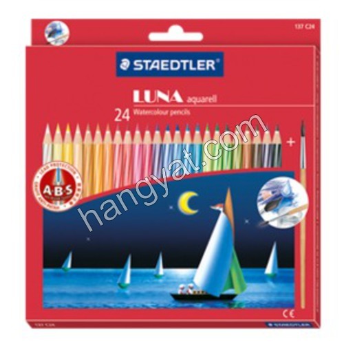 STAEDTLER 施德樓帆船水溶性彩色鉛筆 - 24色套裝_1