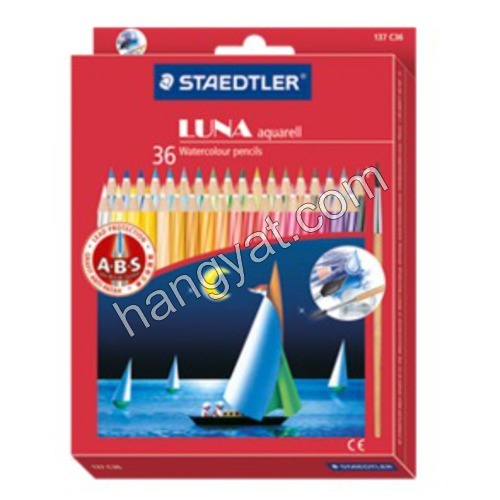 STAEDTLER 施德樓帆船水溶性彩色鉛筆 - 36色套裝_1