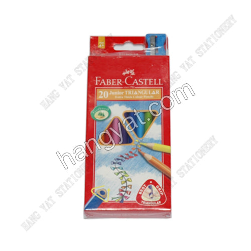 Faber-Castell  三角彩色鉛筆 - 20枝裝_1