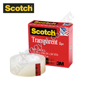 3M Scotch® #600 透明膠紙 - 3/4" x 36yds_1