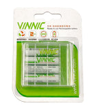 "Vinnic"  全新高效能環保充電池 (4粒AAA 800mAh 充電芯)_2